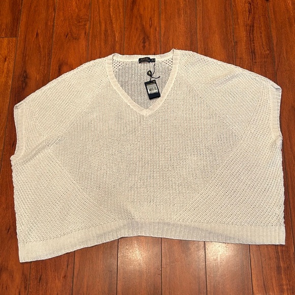 NWT Polo Ralph Lauren 100% Linen Relaxed Fit Open Knit Cropped Sleeveless Top - Picture 10 of 13